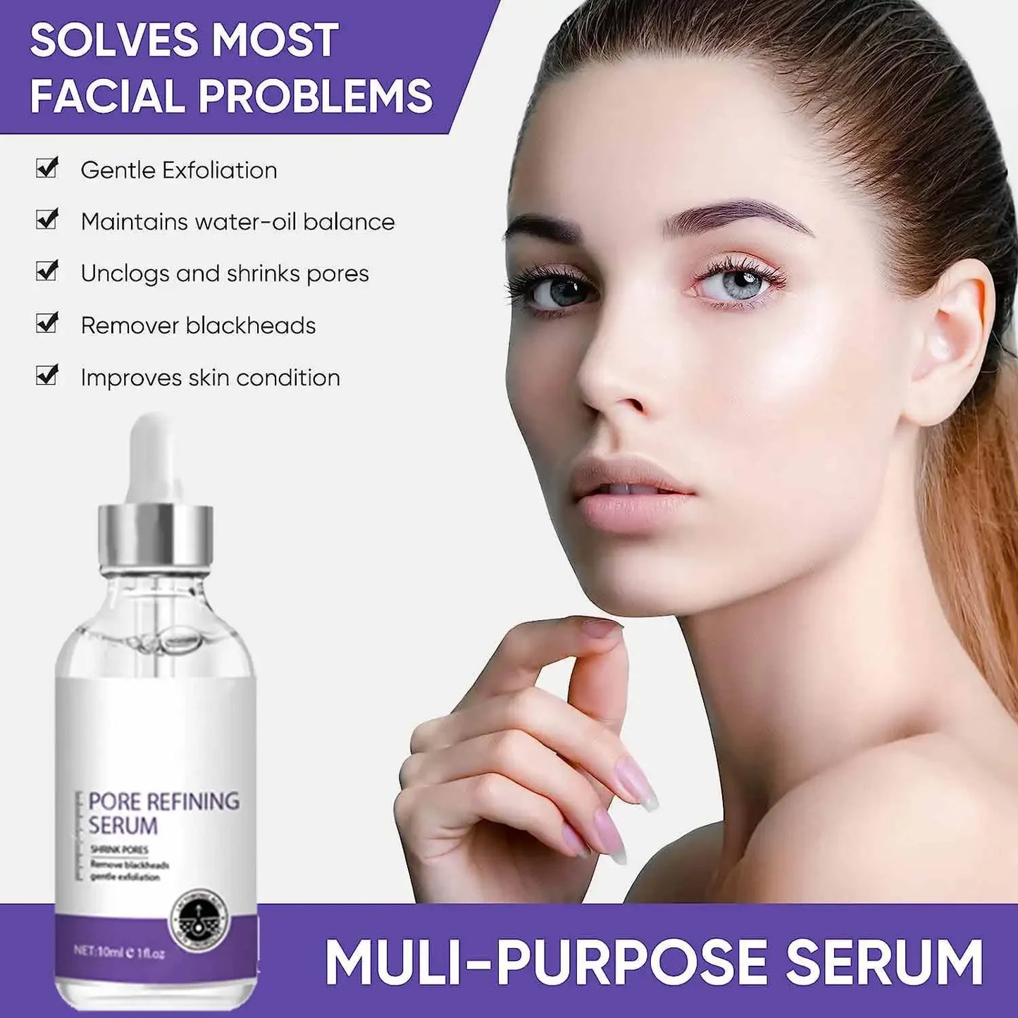 ElouraBeauty - Serum Face Removing Large Pores Tightening Facial Pore